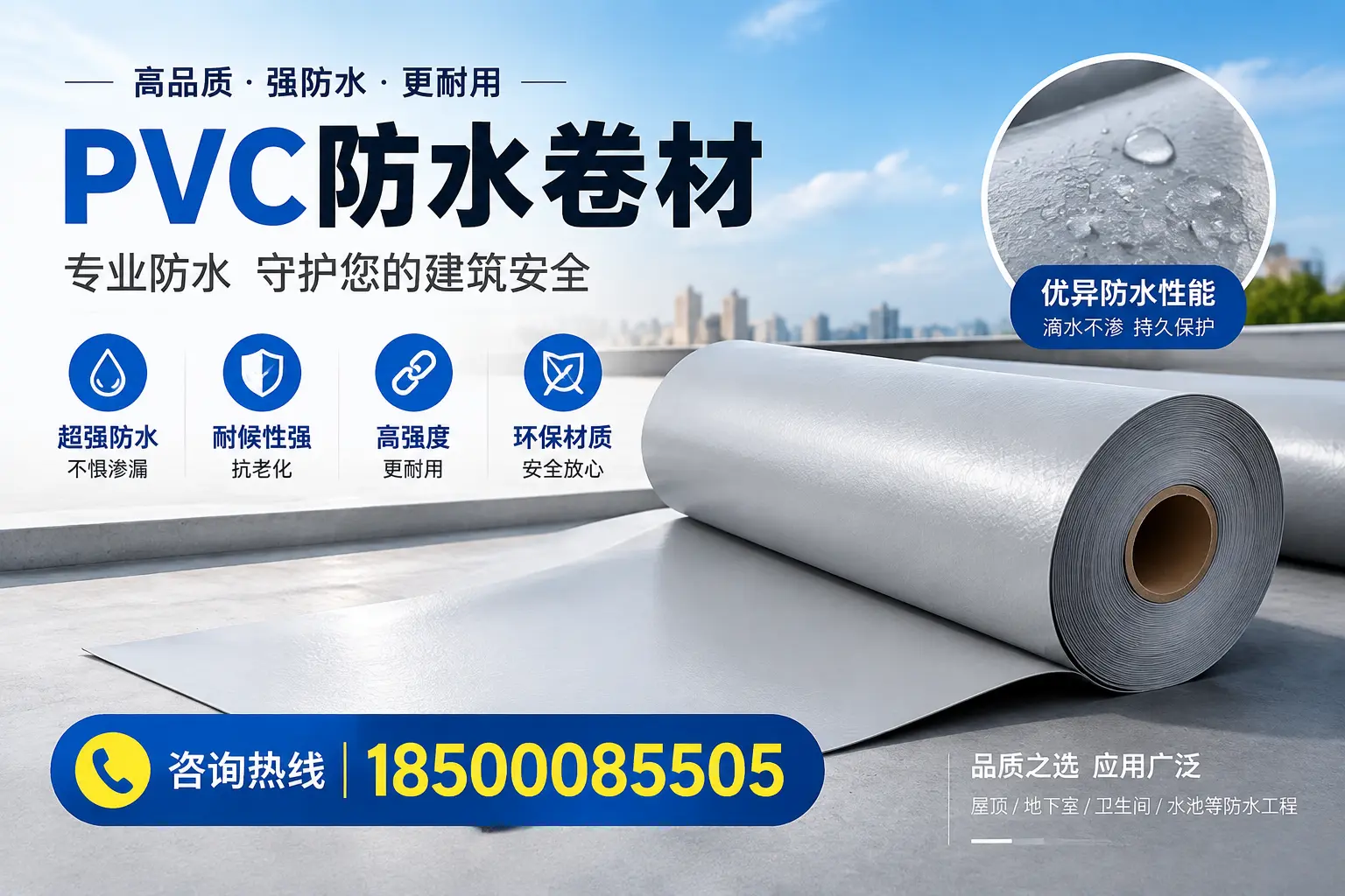 兴安地区pvc防水卷材的市场现状与发展趋势